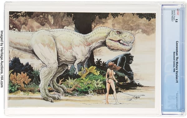 Cavewoman By Bud Root And Frank Cho, From 1998,, At Auction Today