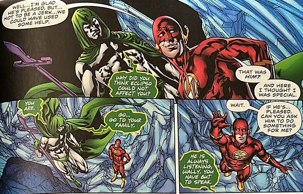 God Saves Wally West's Son & Gives Him A Flash-Style Superhero Name?