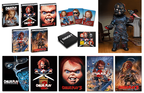 Chucky Bundle In August Form Scream Factory, Featuring NECA Figure