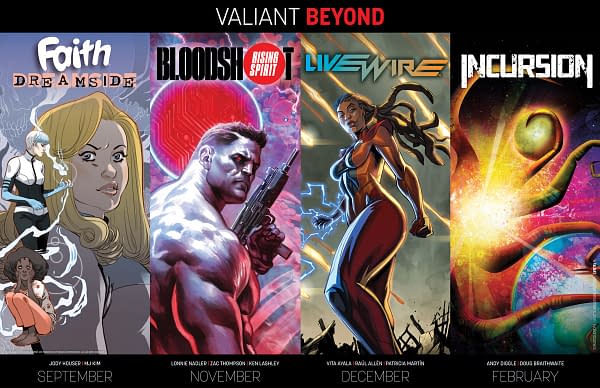 Valiant Launches 'Beyond' with 3 New Series Leading into Next Year's 'Incursion' Super-Mega-Crossover Event