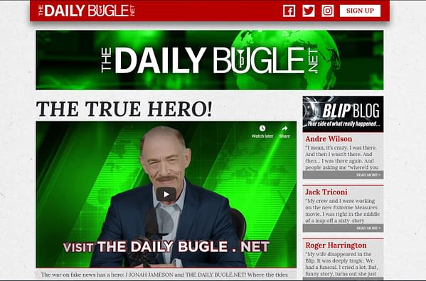 "Spider-Man: Far From Home": Viral Daily Bugle Site Goes Live