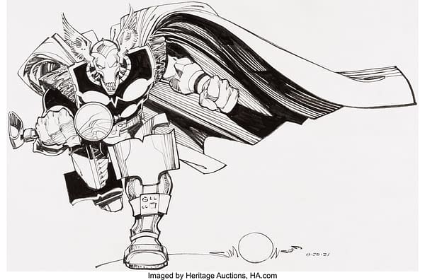 Walt Simonson -Beta Ray Bill Specialty Illustration Original Art (2021)