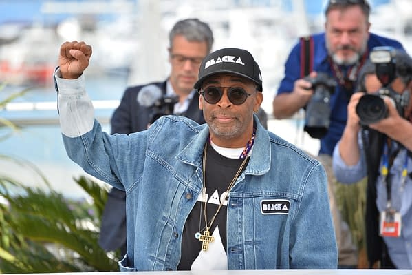 Spike Lee at the photocall for "Blackkklansman" at the 71st Festival de Cannes. Editorial credit: Featureflash Photo Agency / Shutterstock.com
