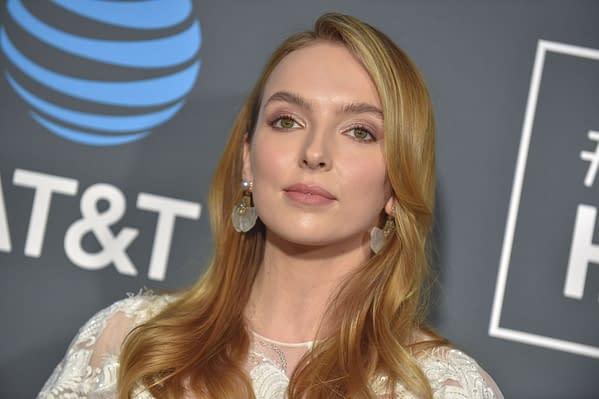 LOS ANGELES - JAN 13: Jodie Comer {Object} arrives for '24th Annual Critics' Choice Awards on January 13, 2019 0 in Santa Monica, CA (DFree / Shutterstock.com)