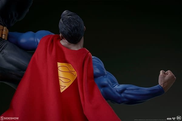 Superman Vs Batman Diorama Statue Sideshow 11