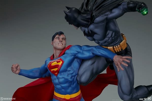 Superman Vs Batman Diorama Statue Sideshow 9