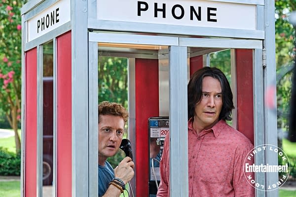 "Bill &#038; Ted Face the Music" New Retro Summer Poster with Not-TARDIS