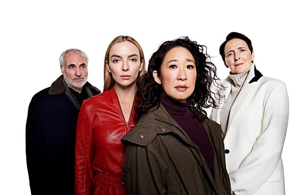 Villanelle, Konstantin, Eve, and Carolyn have their own agendas this season on Killing Eve, courtesy of BBC America.