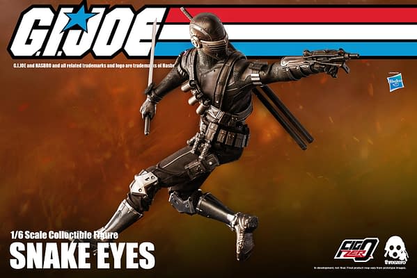 GI Joe Snake Eyes Goes 12" With Hasbro and Threezero
