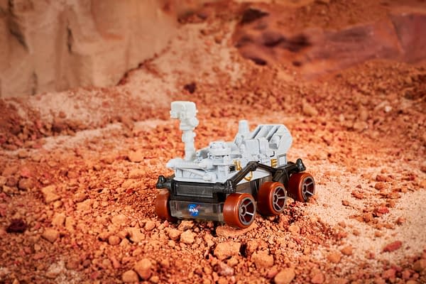 Hot Wheels and NASA team up to launch the Mars Rover vehicle
