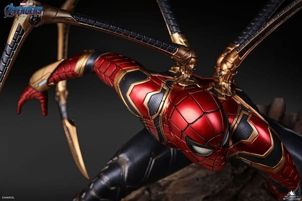 Avengers: Endgame Iron Spider Gets New Statue From Queen Studios
