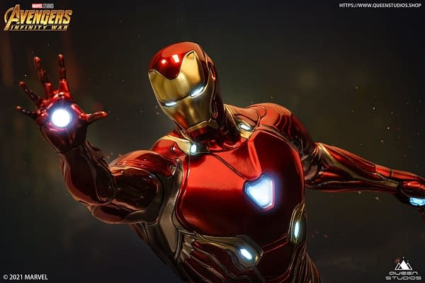 Iron Man Mark 50 Infinity War Armor Comes to Life With Queen Studios