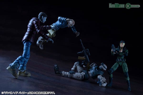 Kotobukiya Reveals End of Heroes 1/24th Scale Zombie Figures