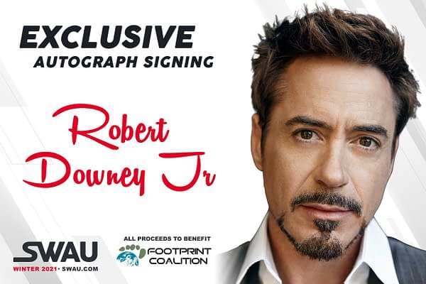 Robert Downey Jr Private CGC Signing To Benefit FootPrint Coalition