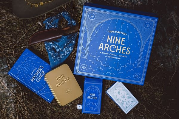 A look at the box and contents for the game, courtesy of Nine Arches.