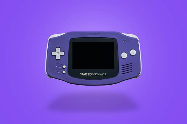 Nintendo Gameboy Advance portable console, photo by Sonicmind / Shutterstock.com.
