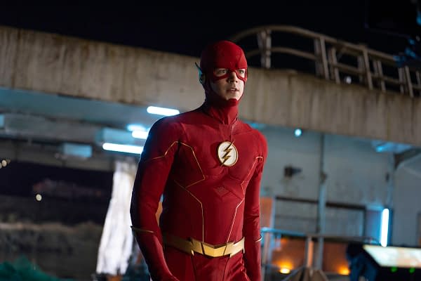 The Flash S08E16 Images Include Director Caity Lotz &#038; Grant Gustin BTS