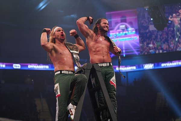 Christian Cage Turns on Jungle Boy After Young Bucks Win Tag Belts