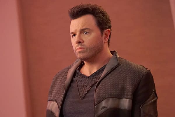 THE ORVILLE: Seth MacFarlane in the ÒRoad Not TakenÓ season finale episode of THE ORVILLE airing Thursday, April 18 (9:00-10:00 PM ET/PT) on FOX. ©2018 Fox Broadcasting Co. Cr: Kevin Estrada/FOX
