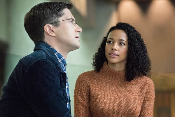 Toper Grace and Kylie Bunbury in The Twilight Zone, courtesy of CBS All Access.