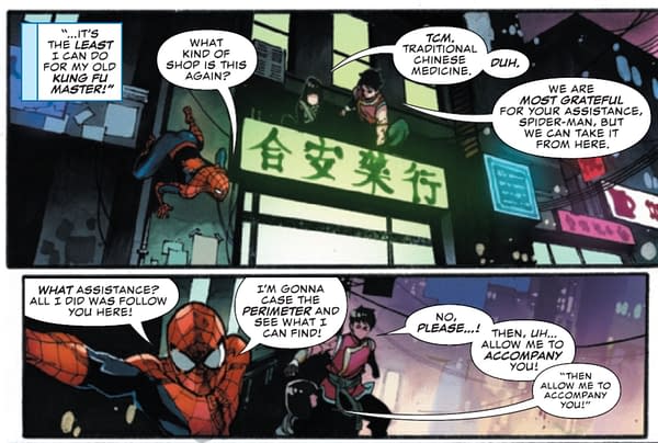 Yes, Shang-Chi Tault Spider-Man Martial Arts