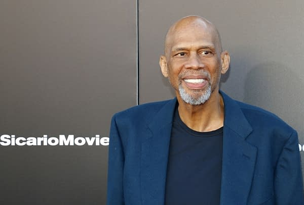 Kareem Abdul-Jabbar at the Los Angeles premiere of 'Sicario: Day Of The Soldado' held at the Regency Village Theatre in Westwood, USA on June 26, 2018