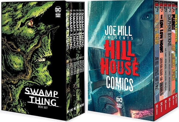 Alan Moore Swamp Thing & Joe Hill's Hill House Get DC Comics Boxsets