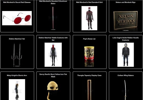 Marvel Television to Auction Off Daredevil, Luke Cage, Iron Fist Netflix Series Items