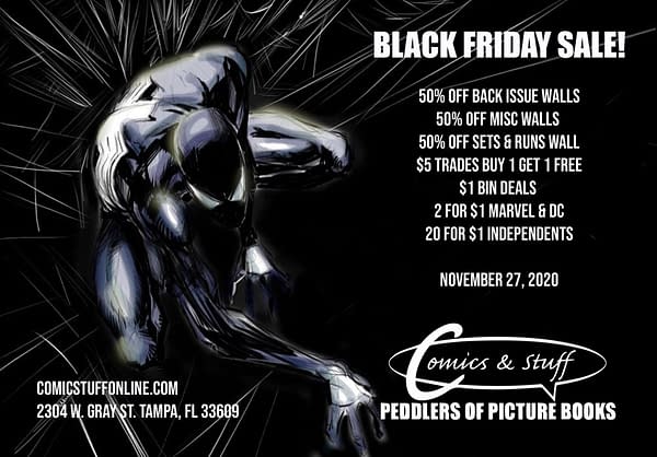 Black Friday Sales For Comic Book Stores