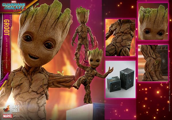 Baby Groot Life-Size Figure Dances his Way to Collections From Hot Toys