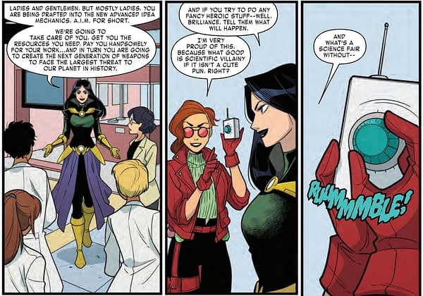 A.I.M. Explores Aggressive Recruitment Techniques in Unstoppable Wasp #9 (Preview)
