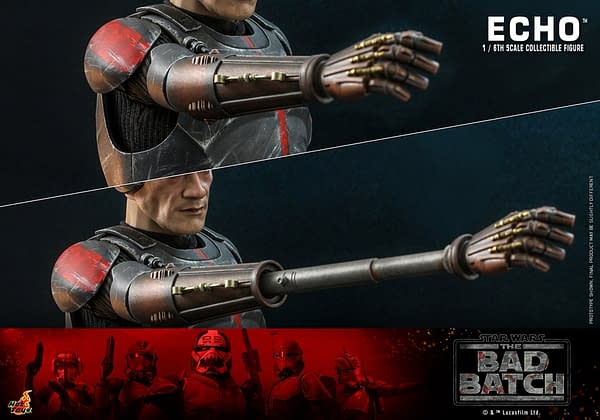 Star Wars: The Bad Batch 1/6 Scale Echo Figure Deploys At Hot Toys