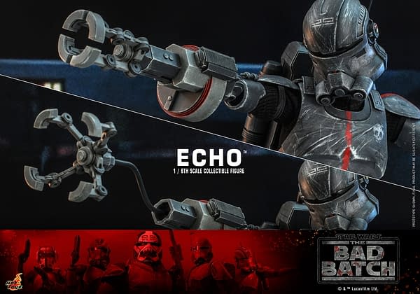Star Wars: The Bad Batch 1/6 Scale Echo Figure Deploys At Hot Toys