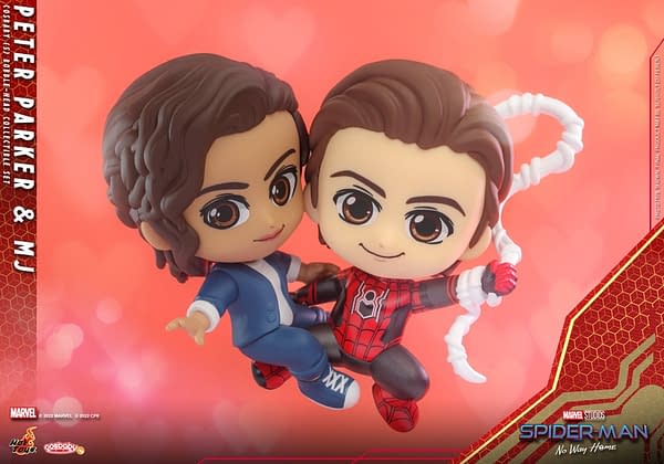Hot Toys Reveals Spider-Man Peter Parker & MJ Cosbaby Set