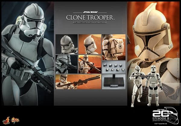 Star Wars Phase 1 Clone Trooper Deloys with New 1/6 Hot Toys Figure 