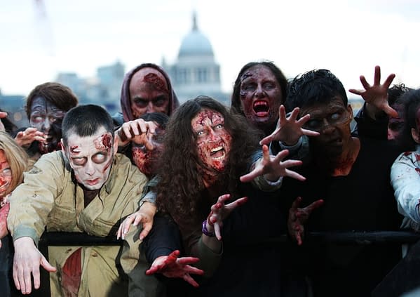 53 Shots And Video Of The Walking Dead Zombie March Through Old London Town&#8230;