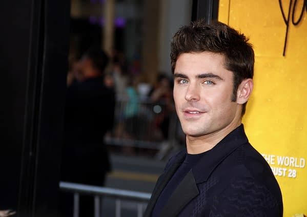 Zac Efron at the Los Angeles premiere of 'We Are Your Friends' held at the TCL Chinese Theatre in Hollywood, USA on August 20, 2015. Editorial credit: Tinseltown / Shutterstock.com