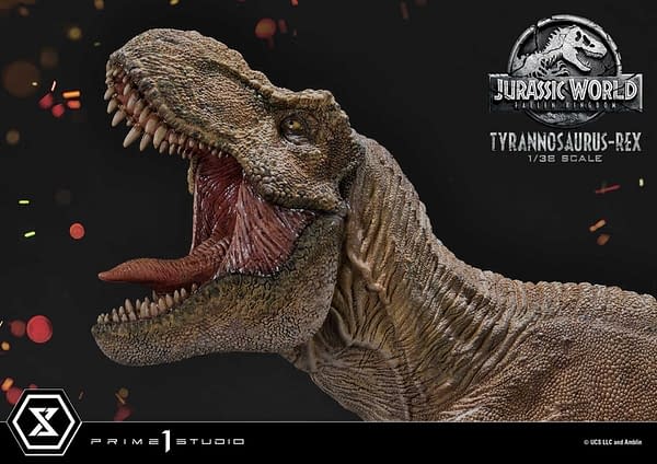 Prime 1 Studio Reveals Jurassic World Fallen Kingdom T-Rex Statue