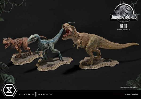 Jurassic World Velociraptor Blue Statue Arrives From Prime 1 Studio