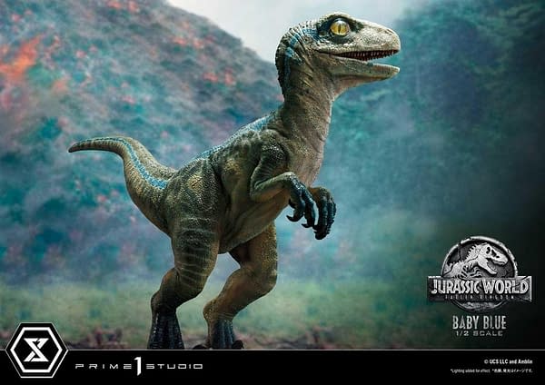 Prime 1 Studio Reveals Jurassic World Baby Blue Velociraptor Statue