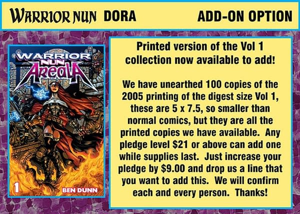 Warrior Nun: Dora Kickstarter promo. Credit: Avatar's Kickstarter.