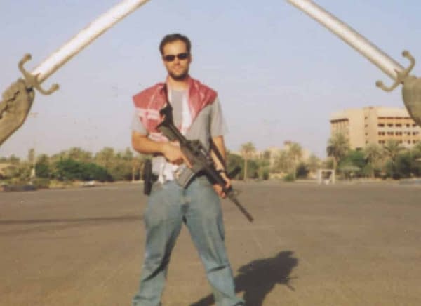 Tom King, in Iraq in 2004.