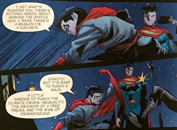 Tom Taylor's Words In Damian Wayne's Mouth In Superman: Son Of Kal-El