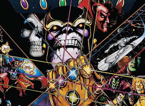 Infinity Gauntlet cover by George Perez