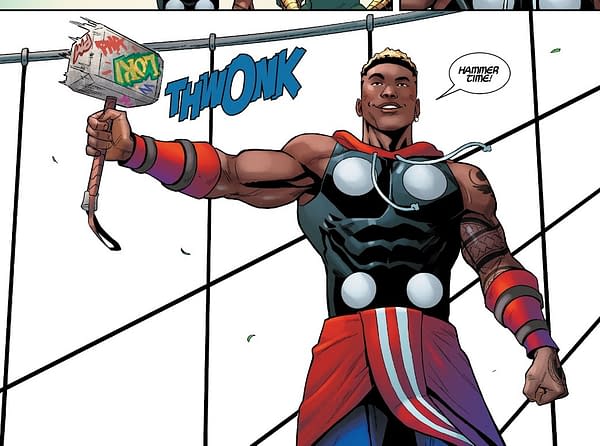Miles Morales As A Brooklyn Thor Causing Ructions On Social Media