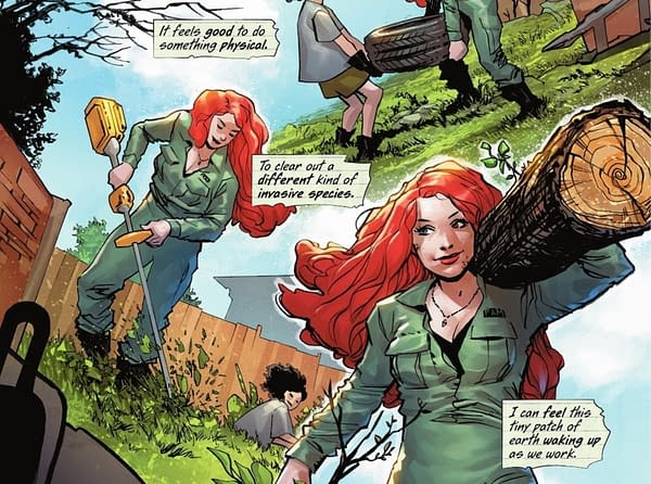 Inbetween Bouts Of Genocide, Poison Ivy Does Some Gardening