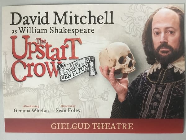 The First Review Of Upstart Crow, The Play &#8211; Having Its Cake, Eating It, Smearing It Down Its Puffling Pants