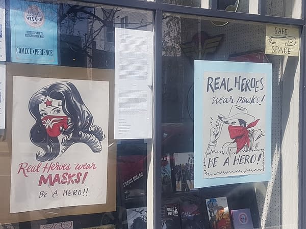 Comix Experience of San Francisco Gets to #MaskUp.