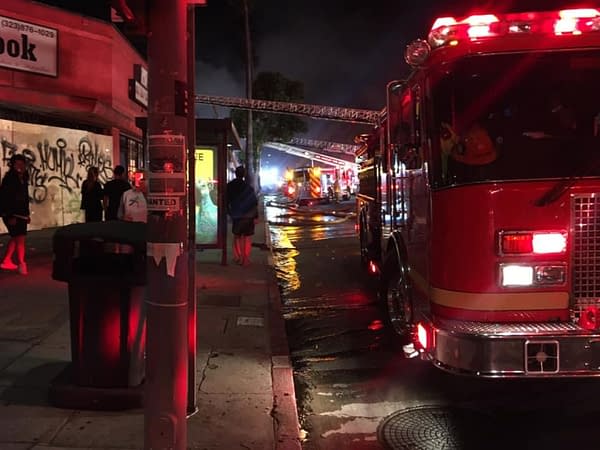 Meltdown Comics Building Burns Down in Los Angeles