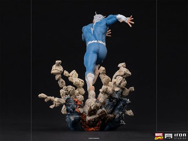 Quicksilver Races On In With New Marvel Comics Iron Studios Statue